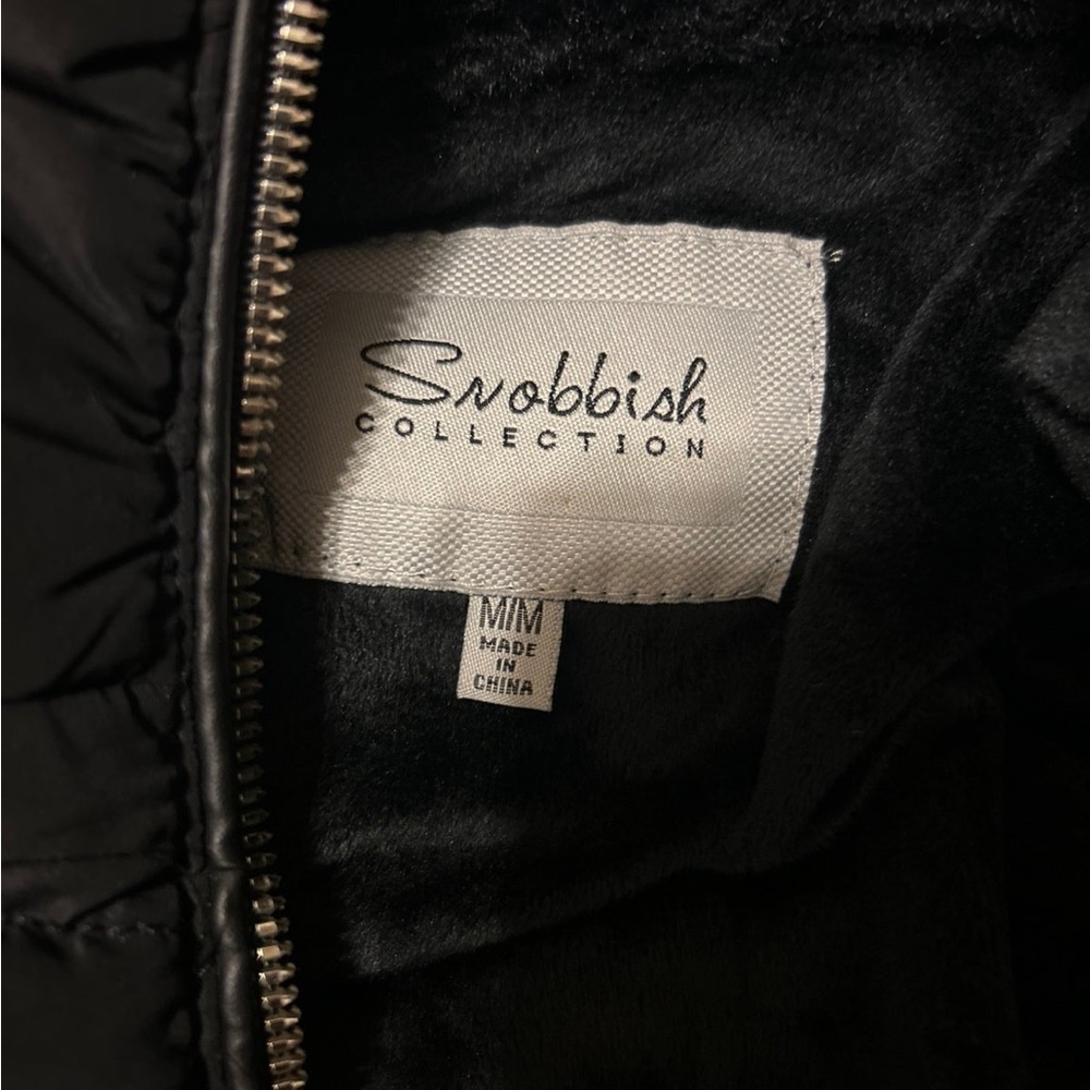Fluffy black jacket - Picture 2 of 3